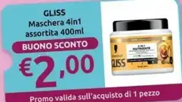 Ipersoap GLISS Maschera 4in1 offerta