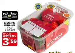 Iperal Fragole di matera IGP offerta