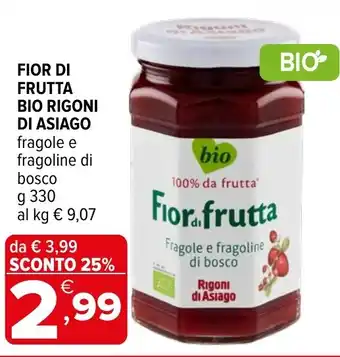 Fior di frutta bio RIGONI DI ASIAGO