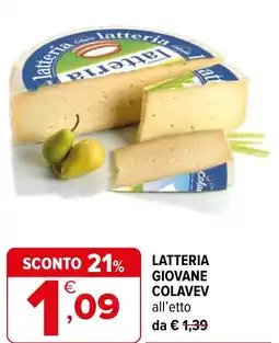 Iperal Latteria giovane COLAVEV offerta