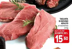 Iperal Tagliata di bovino adulto offerta