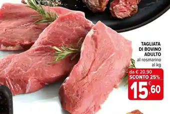 Iperal Tagliata di bovino adulto offerta