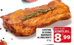 Iperal Costine di suino marinate al BBQ BEN'S offerta