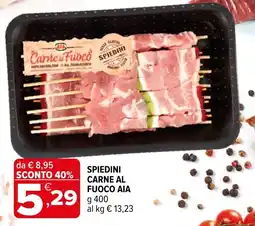 Iperal Spiedini carne al fuoco AIA offerta