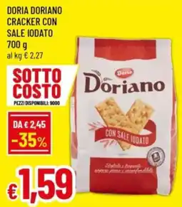 Famila Doria doriano cracker con sale iodato offerta