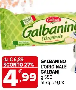 Iperal Galbanino l'originale GALBANI offerta