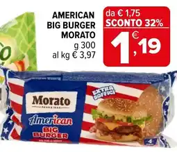 Iperal American big burger MORATO offerta
