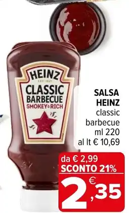 Iperal Salsa HEINZ offerta