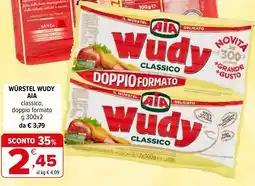 Iperal Würstel wudy AIA offerta