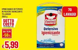 Famila Omino bianco detersivo in polvere igienizzante offerta