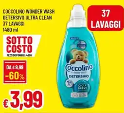 Famila Coccolino wonder wash detersivo ultra clean offerta