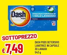 Famila Dash pods detersivo lavatrice in capsule offerta