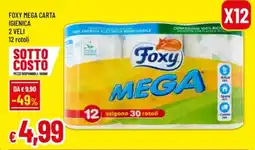 Famila Foxy mega carta igienica offerta