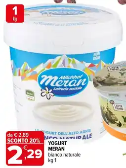 Iperal Yogurt MERAN offerta