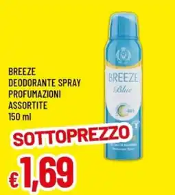 Famila Breeze deodorante spray offerta
