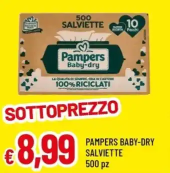 Famila Pampers baby-dry salviette offerta