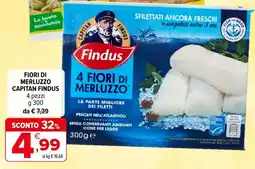 Iperal Fiori di merluzzo capitan FINDUS offerta