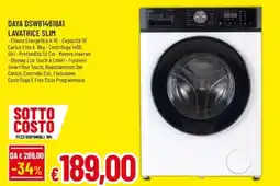Famila DAYA DSW814618A1 LAVATRICE SLIM offerta