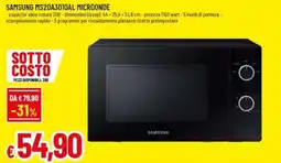 Famila SAMSUNG MS20A3010AL MICROONDE offerta