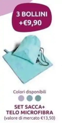 Ipersoap Set sacca+ telo microfibra offerta