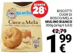 Supermercati Gulliver Biscotti cuor di bosco/mela MULINO BIANCO offerta