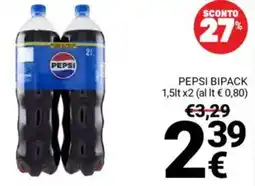 Supermercati Gulliver Pepsi bipack offerta