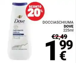 Supermercati Gulliver Docciaschiuma DOVE offerta