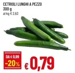 Famila Cetrioli lunghi a pezzo offerta