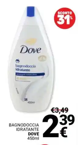 Supermercati Gulliver Bagnodoccia idratante DOVE offerta
