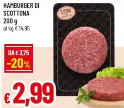 Famila Hamburger di scottona offerta