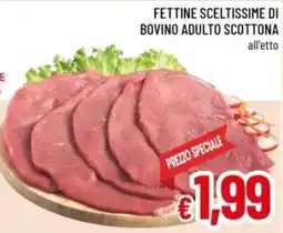 Famila Fettine sceltissime di bovino adulto scottona offerta