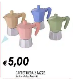 Galassia Caffettiera 2 tazze spiritosa offerta
