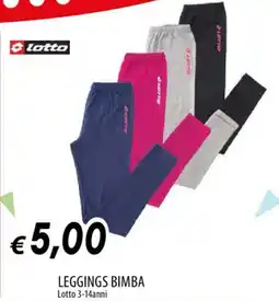 Galassia Lotto leggings bimba offerta