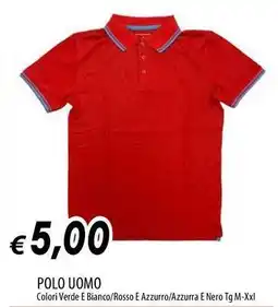 Galassia Polo uomo offerta