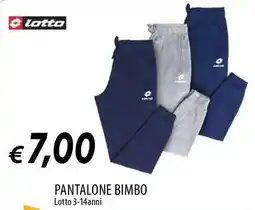 Galassia Pantalone bimbo lotto 3-14anni offerta