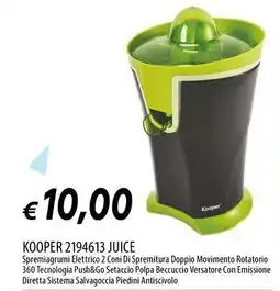 Galassia Kooper 2194613 juice offerta