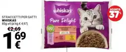 Supermercati Gulliver Straccetti per gatti WHISKAS offerta