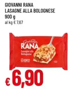 Famila Giovanni rana lasagne alla bolognese offerta