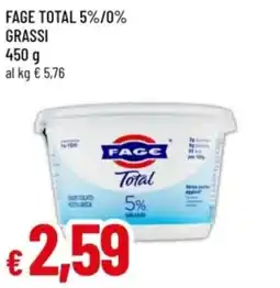 Famila Fage total 5%/0% grassi offerta
