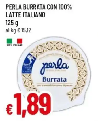 Famila Perla burrata con 100% latte italiano offerta