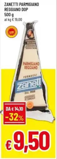 Famila Zanetti parmigiano reggiano dop offerta