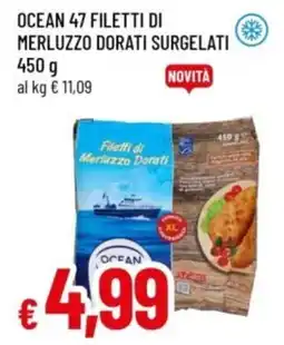 Famila Ocean 47 filetti di merluzzo dorati surgelati offerta