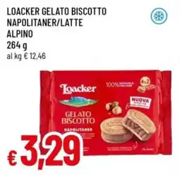 Famila Loacker gelato biscotto napolitaner/latte alpino offerta