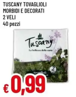 Famila Tuscany tovaglioli morbidi e decorati offerta