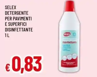 Famila Selex detergente per pavimenti e superfici disinfettante offerta
