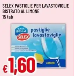 Famila Selex pastiglie per lavastoviglie bistrato al limone offerta