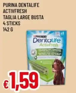 Famila Purina dentalife activfresh taglia large busta offerta