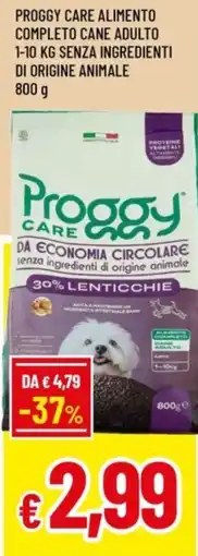 Famila Proggy care alimento completo cane adulto offerta