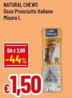 Famila NATURAL CHEWS Osso Prosciutto Italiano offerta