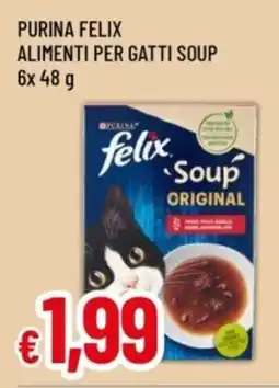 Famila Purina felix alimenti per gatti soup offerta